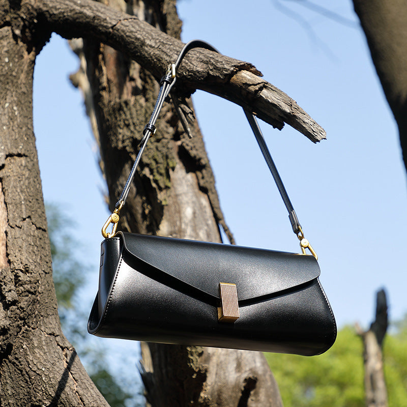 Verelle Structured Leather Crossbody Rise Fashion