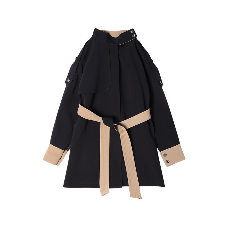 Kensley Cloak Belted Trench
