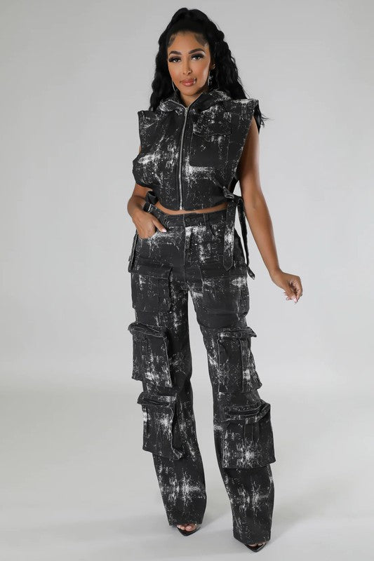 So Many Pockets Denim Duo By Claude