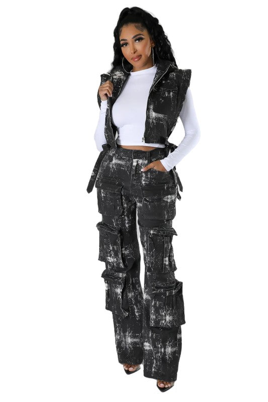 So Many Pockets Denim Duo By Claude