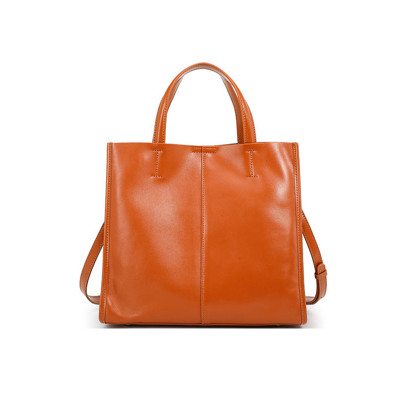 Heritage Rise Leather Tote Rise Fashion