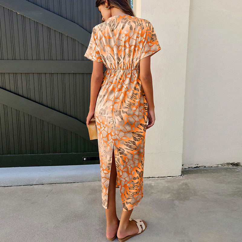 Arlisse Twist-Front Midi Dress Rise Fashion