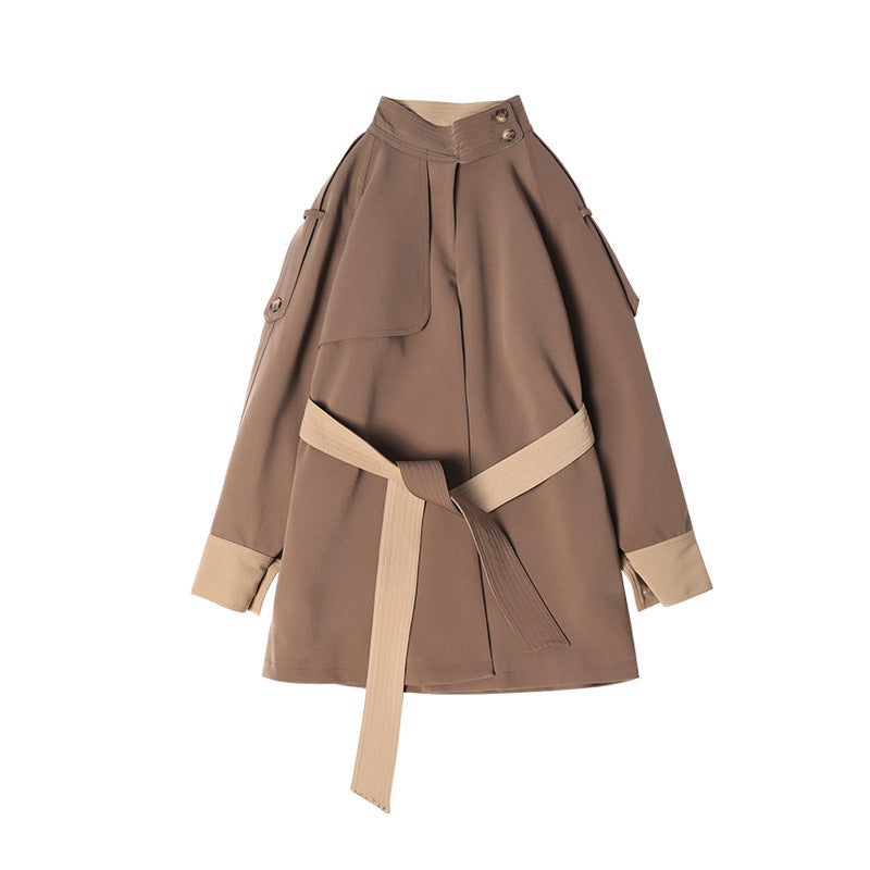 Kensley Cloak Belted Trench