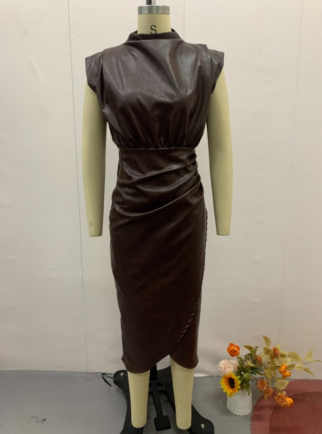 Valencia Draped Power Dress Rise Fashion