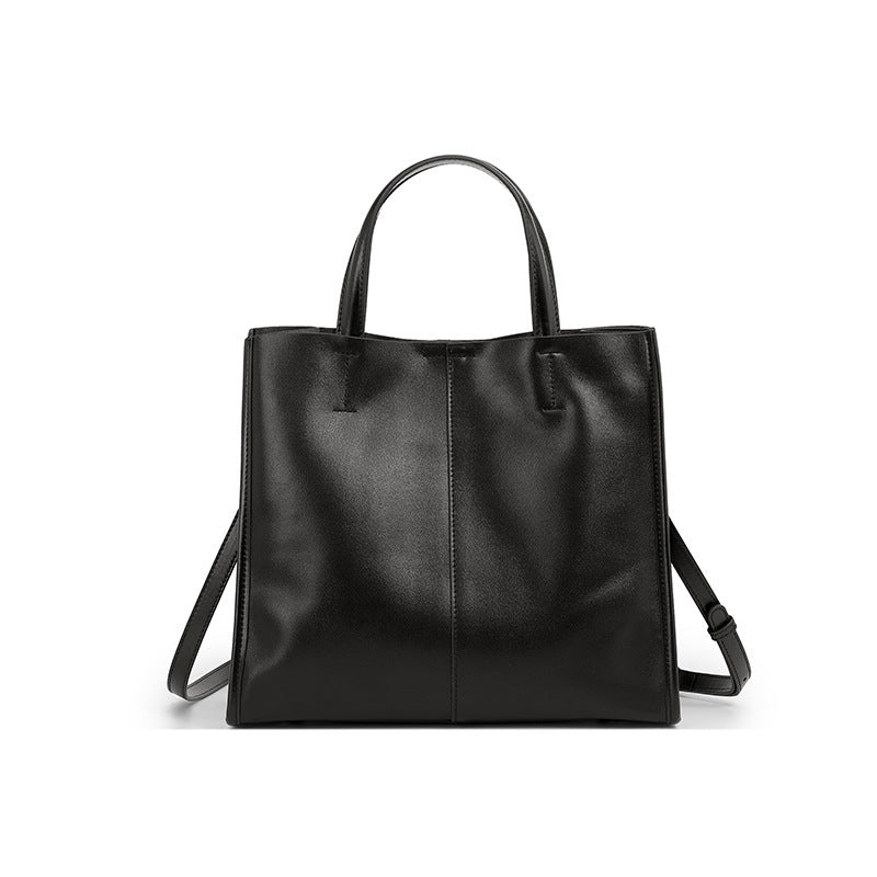 Heritage Rise Leather Tote Rise Fashion