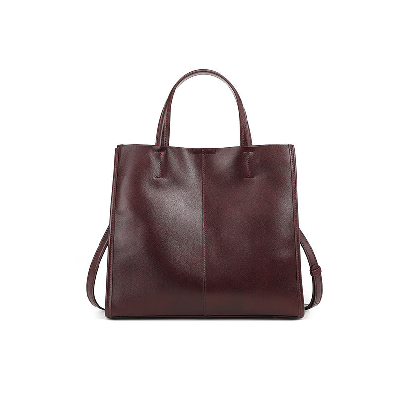 Heritage Rise Leather Tote Rise Fashion