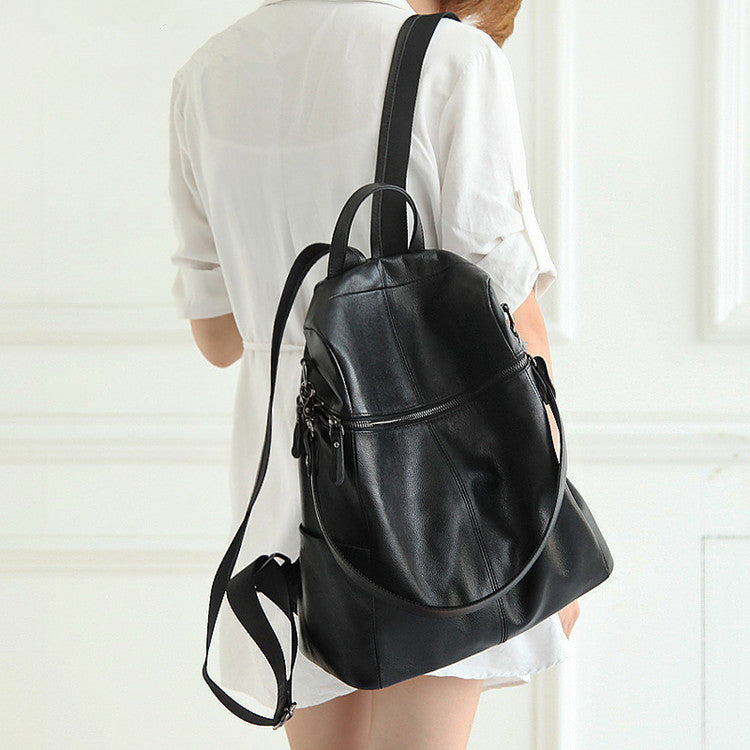 Empower Leather Backpack – Everyday Classic Rise Fashion