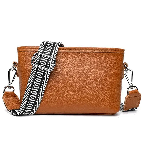 Aria Leather Compact Crossbody Rise Fashion