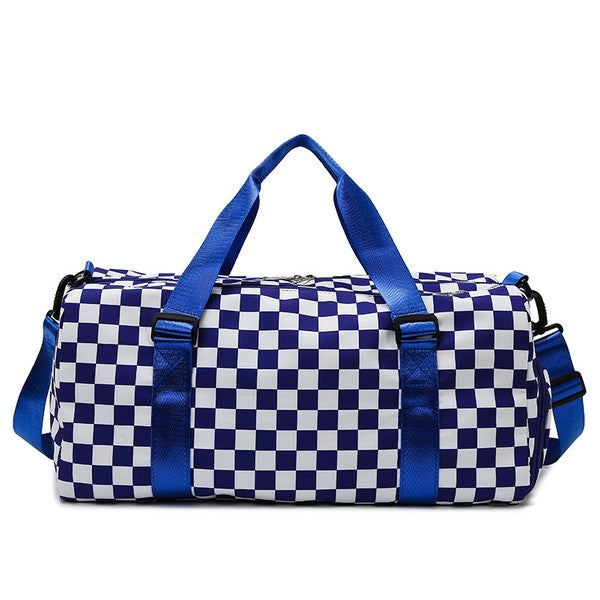 Checker Weekend Travel Luggage Tote Bag Check Dani & Em