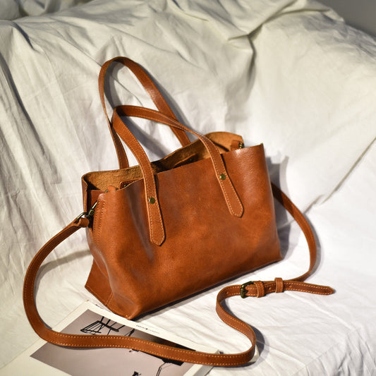 Elevate Handmade Leather Shoulder Bag Rise Fashion