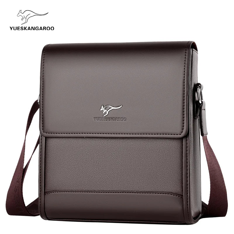 Luxury Brand Men Shoulder Messenger Bags Large Business Crossbody Bag for Male 2022 Vintage Handbags Leather Ipad Bag Husband Rise Fashion